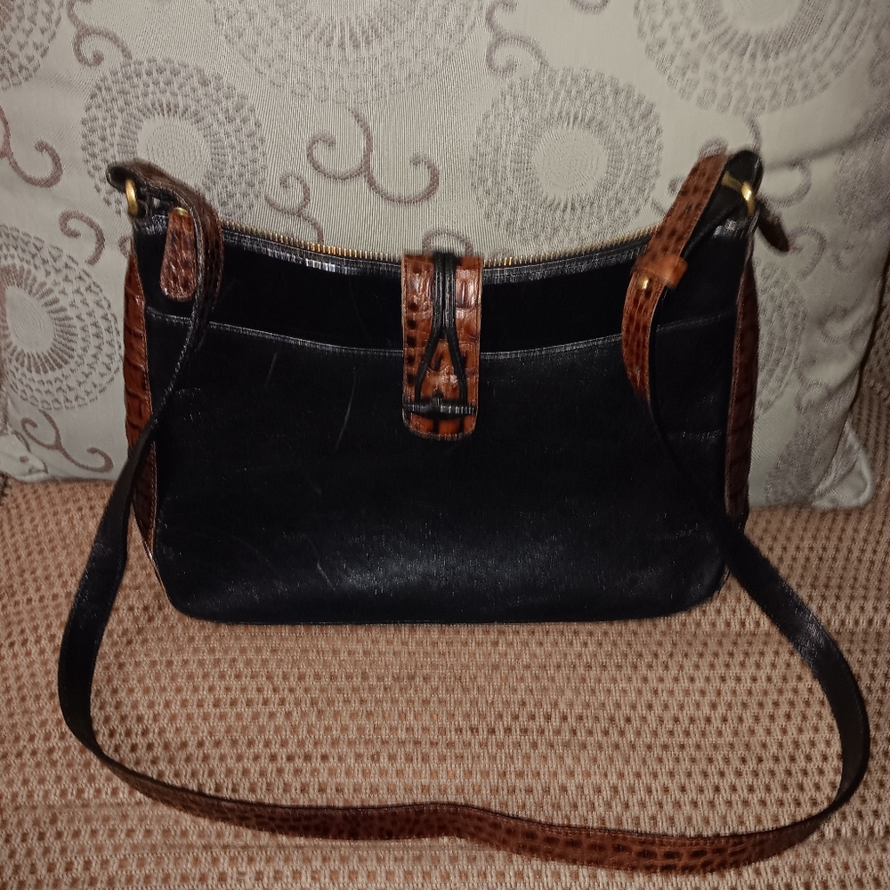 Brahmin leather shoulder bag